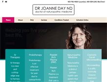 Tablet Screenshot of drjoanneday.com